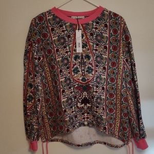 Alice and Olivia flower pot sweatshirt Small